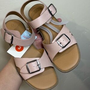 Cat & Jack Blush Sandals Size 3